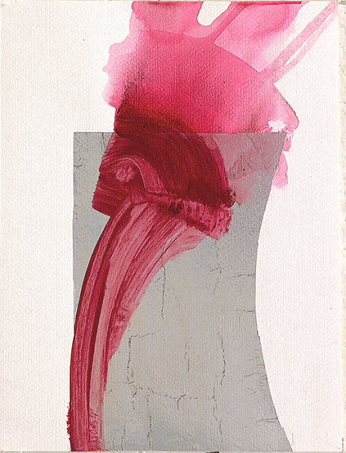 Salvatore Garau - Capitello esploso sull'argento - Tecnica mista su carta, 2013, cm 40x30